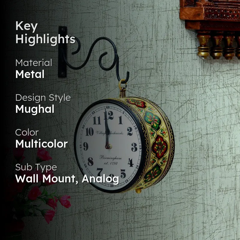 Railway Station Heritage Metal Wall Clock media 2