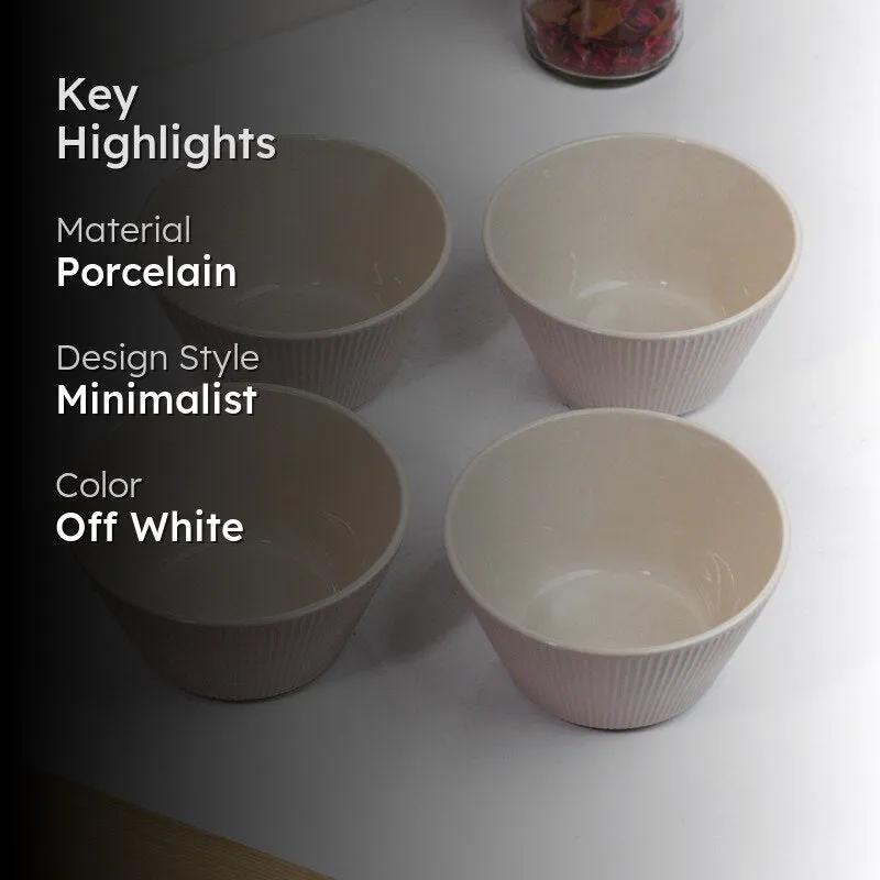 Torin Snack Bowl(450 mL) - Set Of Four media 2