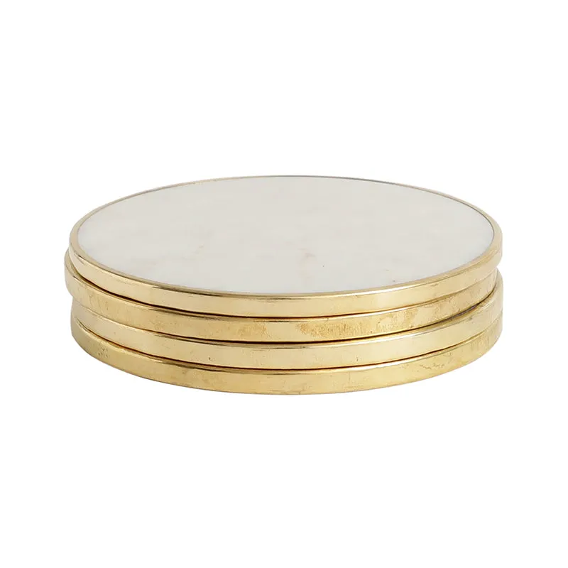 Vellune Marble Coaster - Set Of Four media 3