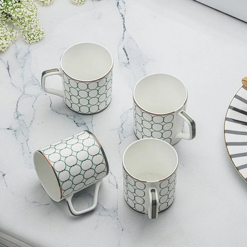 Torven Ceramic Coffee Mug (170 mL Each) - Set Of Four media 1