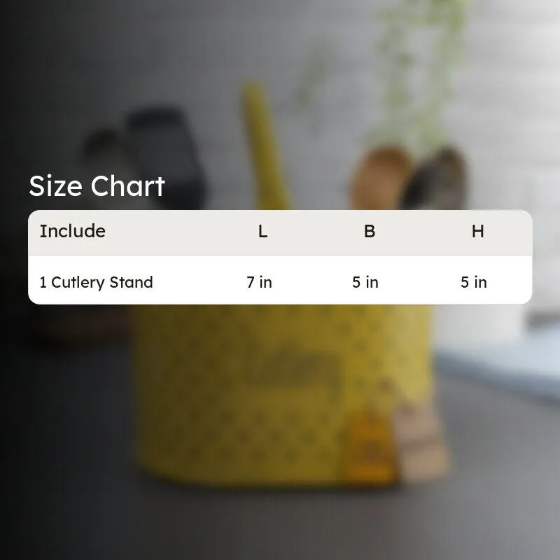 SmartStore Space-Saving Multi-Use Cutlery Stand - Yellow media 8
