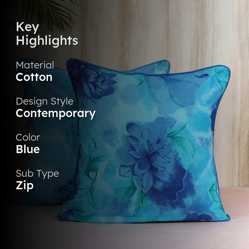Swayam Florva Printed Cushion Cover - Set of Two media 2