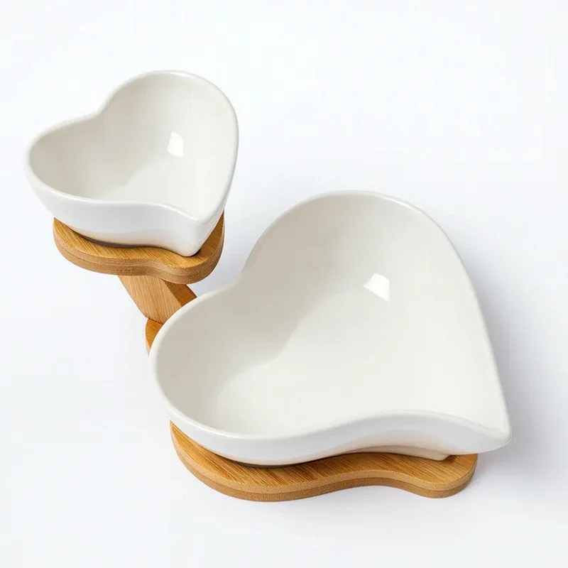 Nexa Heart Ceramic Serving Platter - Set Of Two media 3