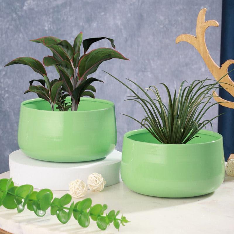 Helena Hue Planter (Green) - Set Of Two media 3