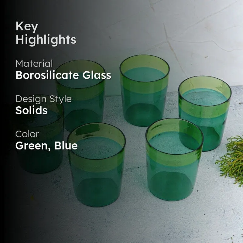 Frost Mint Tumbler Glasses(310 mL) - Set Of Six media 2