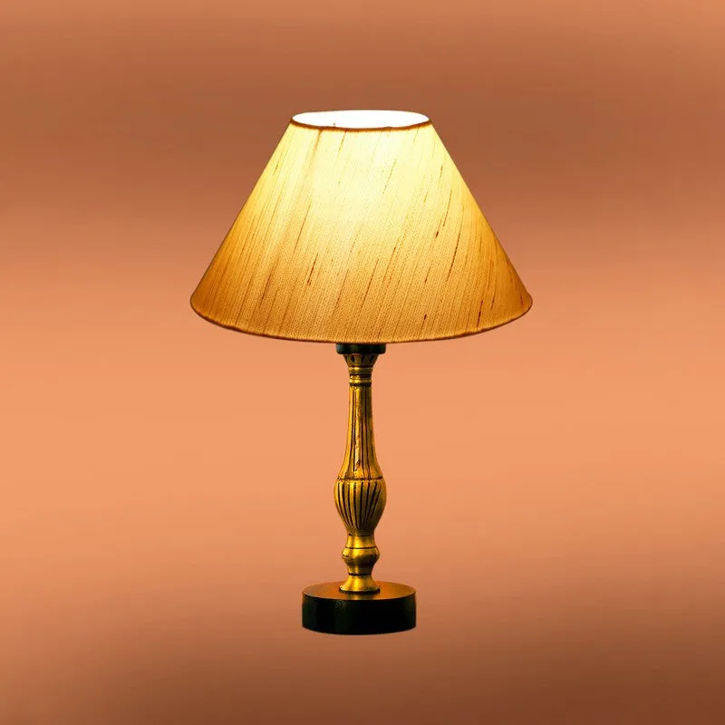 Aurelo Arvo Wooden Table Lamp - Ivory media 7