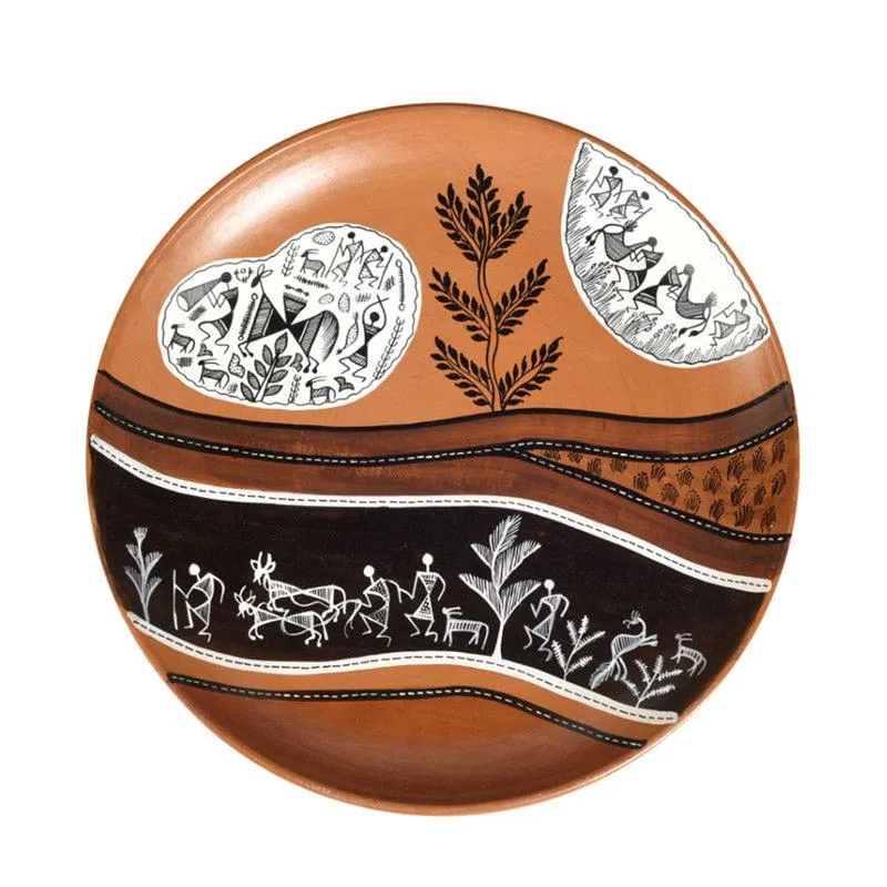 Misaki Handpainted Wall Plate media 3