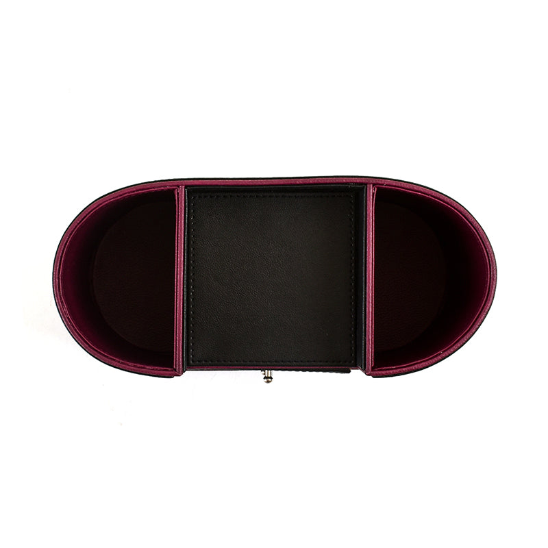 Tisca Curve Faux Leather Desk Organizer - Black media 7