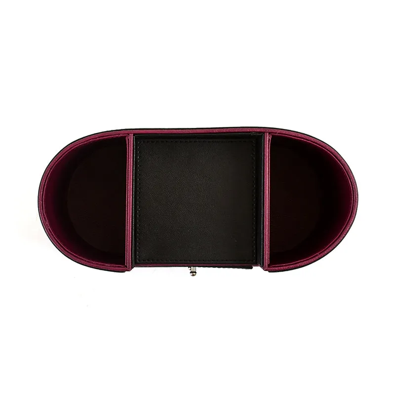 Tisca Curve Faux Leather Desk Organizer - Black media 7