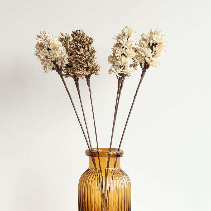 Eirette Handmade Artichoke Stick (Beige & Brown) - Set Of Six media 4