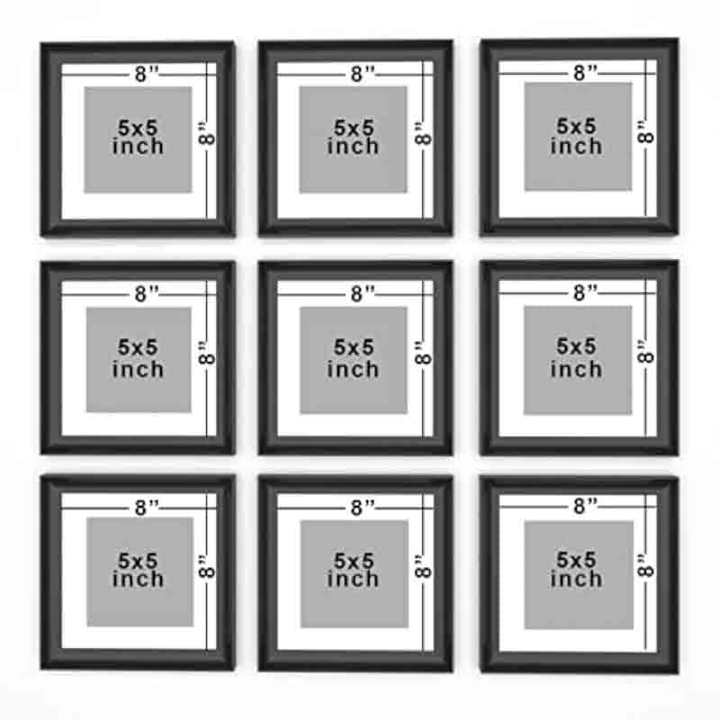 Memories Encased Photo Frame (Black) - Set Of Nine media 5