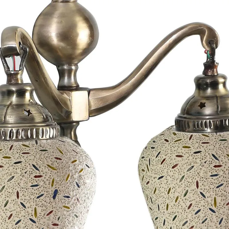 Majestic Metal Mosaic Wall Lamp media 8