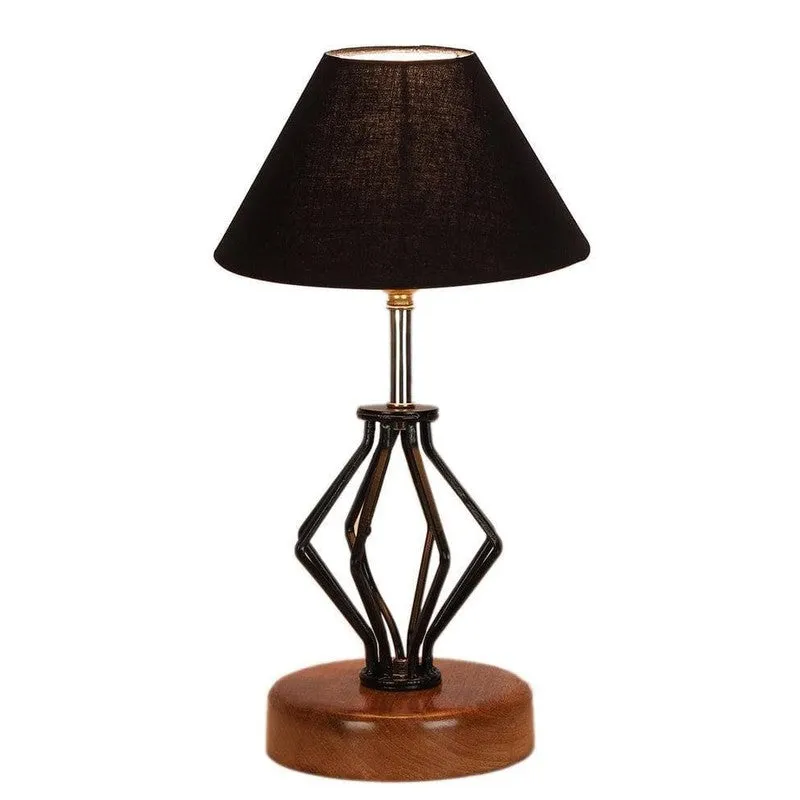 Firefly Fabric Table Lamp - Black,Brown media 5