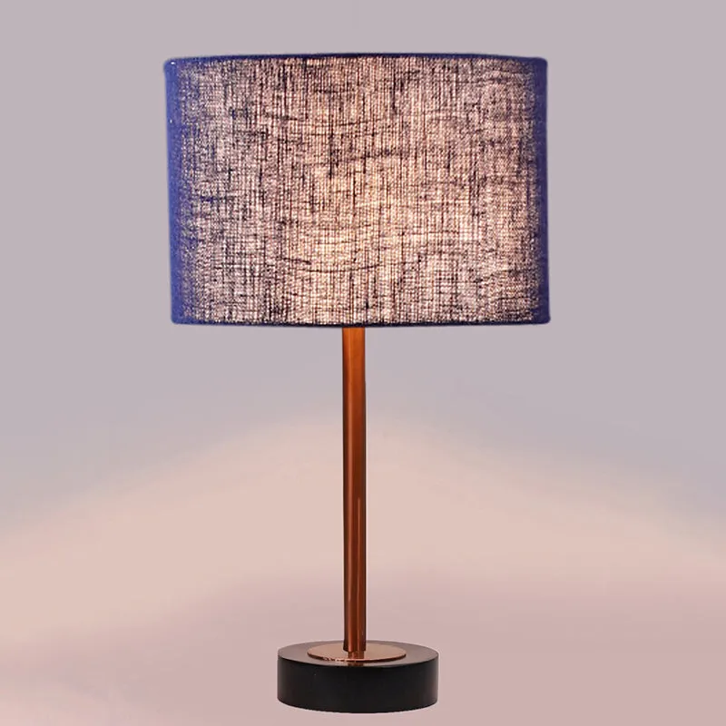 Sienna I Rodin Wooden Table Lamp - Blue,Copper,Black media 5