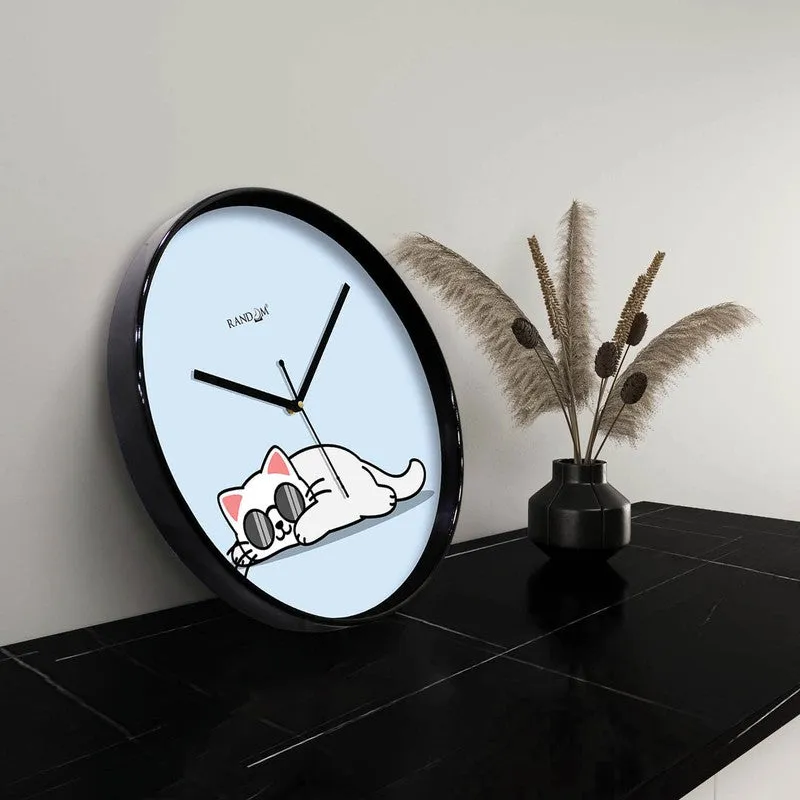 Kitty Tick Wall Clock media 5