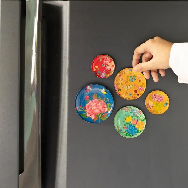Pushpakala Charm Fridge Magnet - Set Of Five media 5