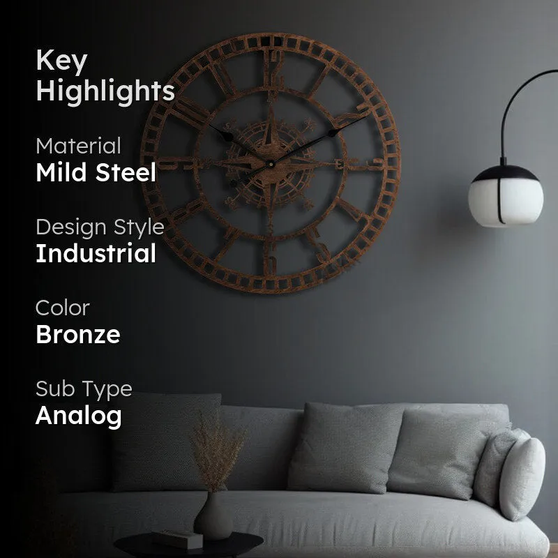 Tickin Silent Wall Clock - Bronze media 2