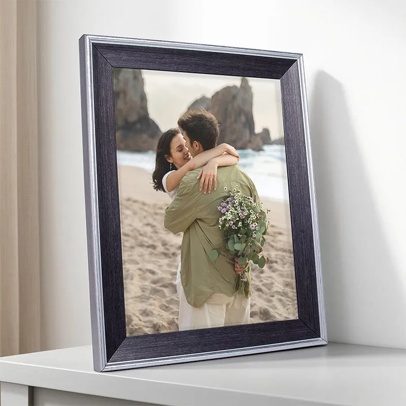 Elegant Vintage Style PVC Photo Frame - Black media 5