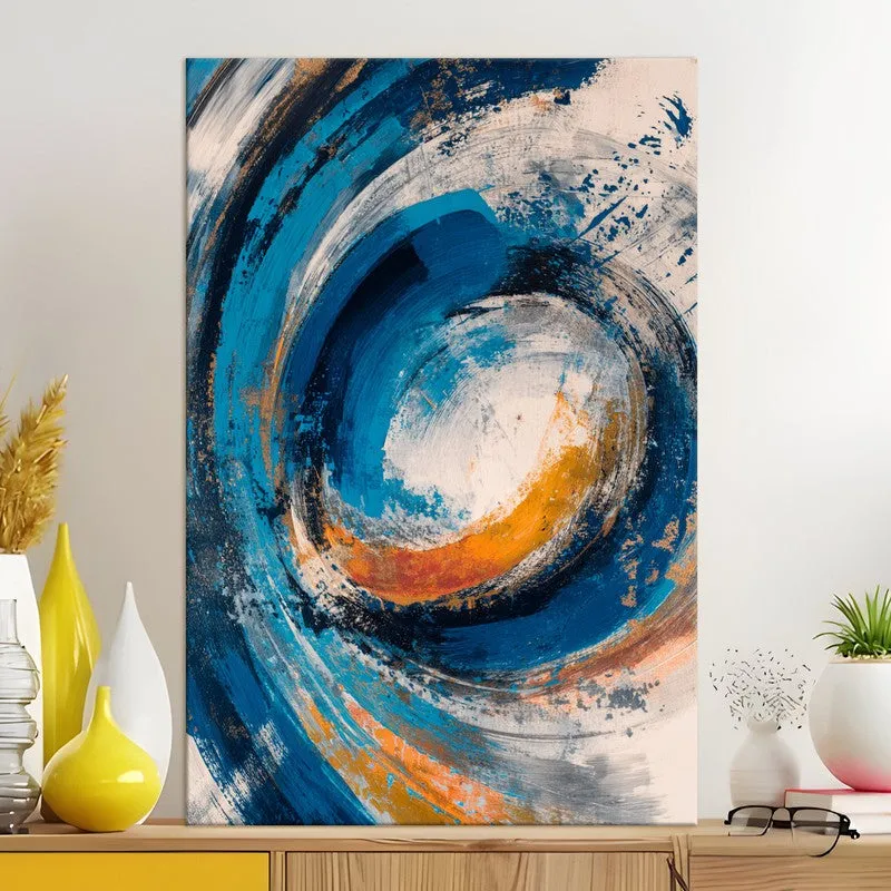 Rivora Abstract Wave Canvas Wall Art media 5