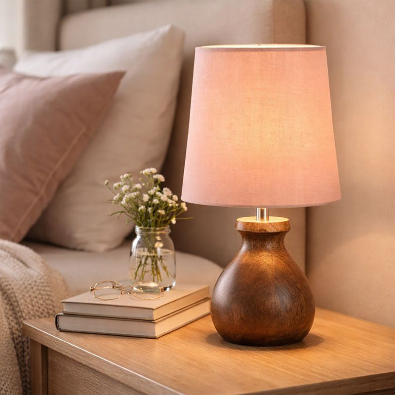 MonoEcho Wooden Table Lamp media 3