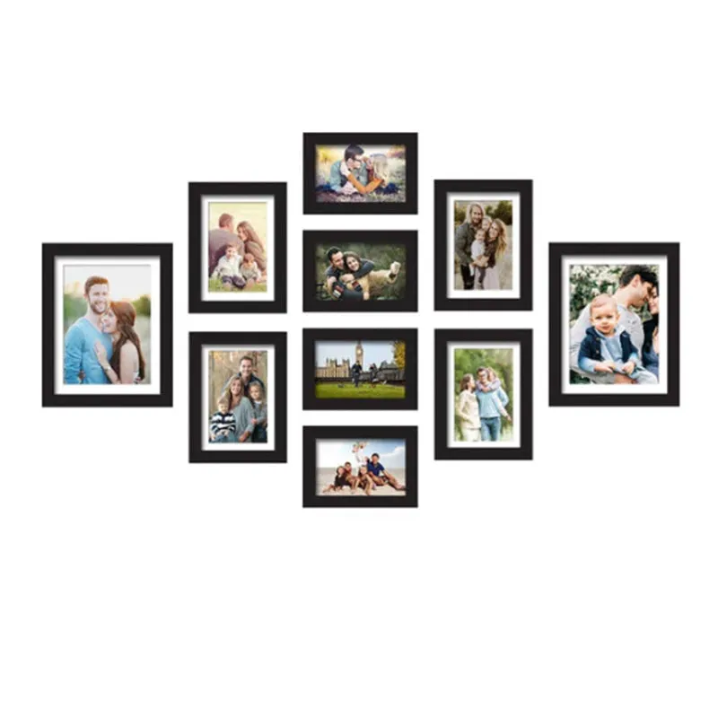 Aduna Black MDF Photo Frame - Set Of Ten media 3