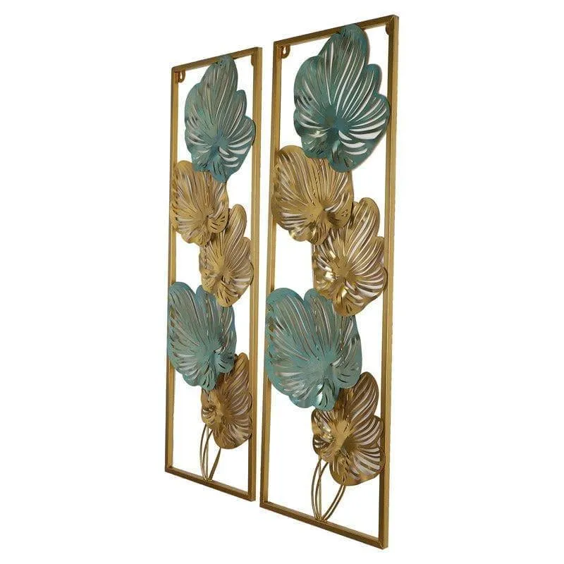 Leafy Loaf Iron Wall Accent - Set Of Two media 3