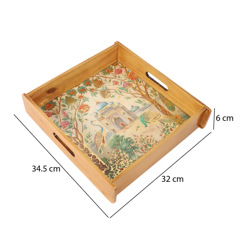 Royal Eden Square Wooden Serving Tray media 6
