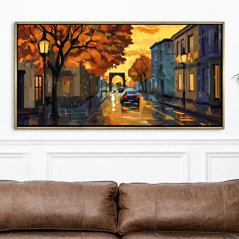 Luminance Canvas Wall Painting With Frame media 4