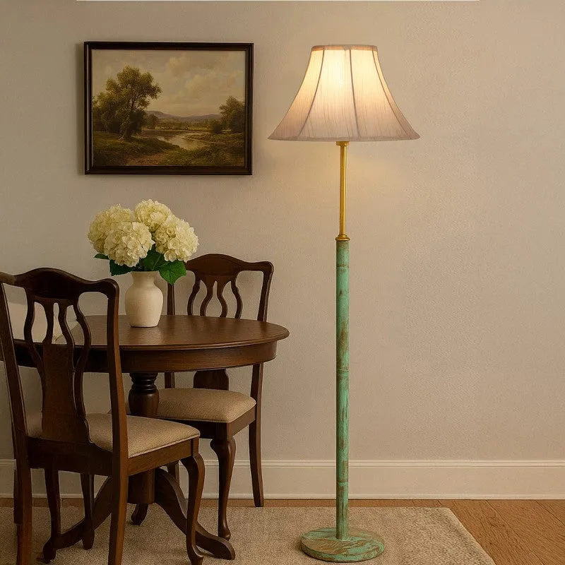 Classic Curve Wooden Floor Lamp media 3