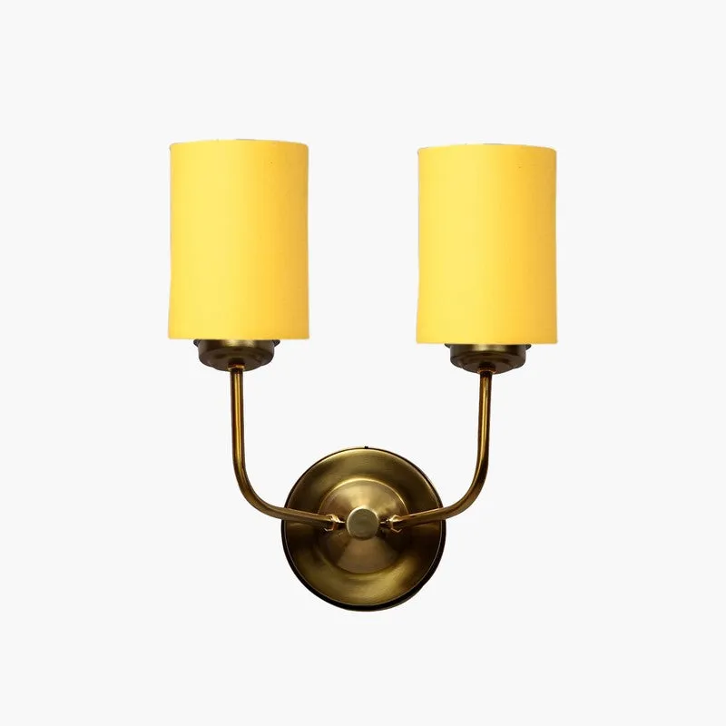 Lumoire Duo Metal Wall Lamp - Gold,Yellow media 5