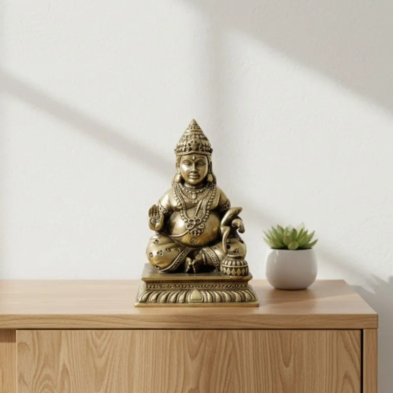 Divine Kuber Brass Idol media 3