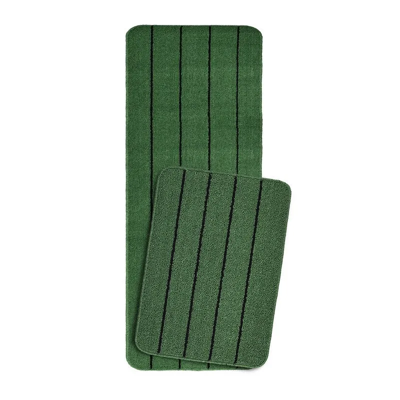 CozyLines Kitchen Floor Mats (Green) - Set of Two media 3