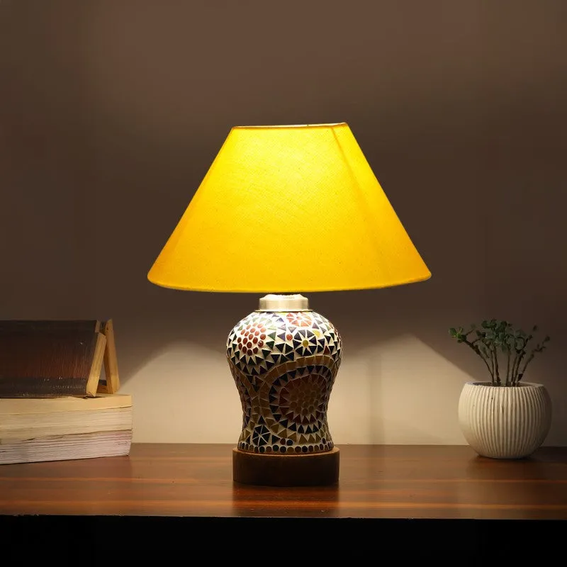 Halion Wooden Table Lamp - Multicolor media 1