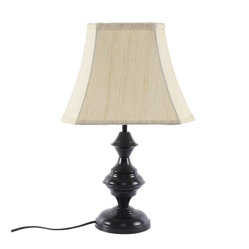 Emberonix Cotton Table Lamp With Iron Base - Beige media 5