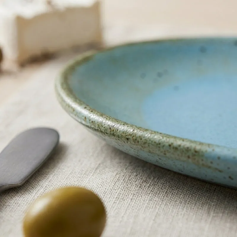 Nawab Oval Stoneware Plate - Small media 3