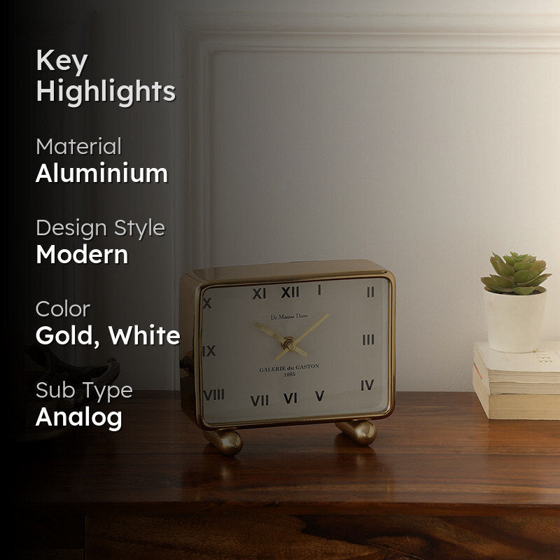 Imperial Aluminum Table Clock media 2