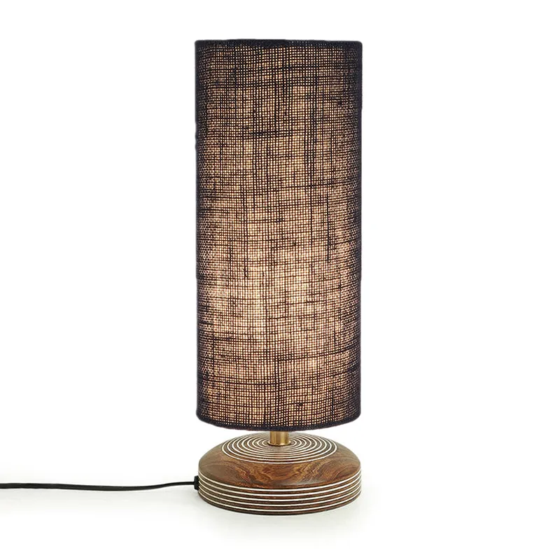 Savera Siera Fabric Table Lamp - Blue,Brown media 5