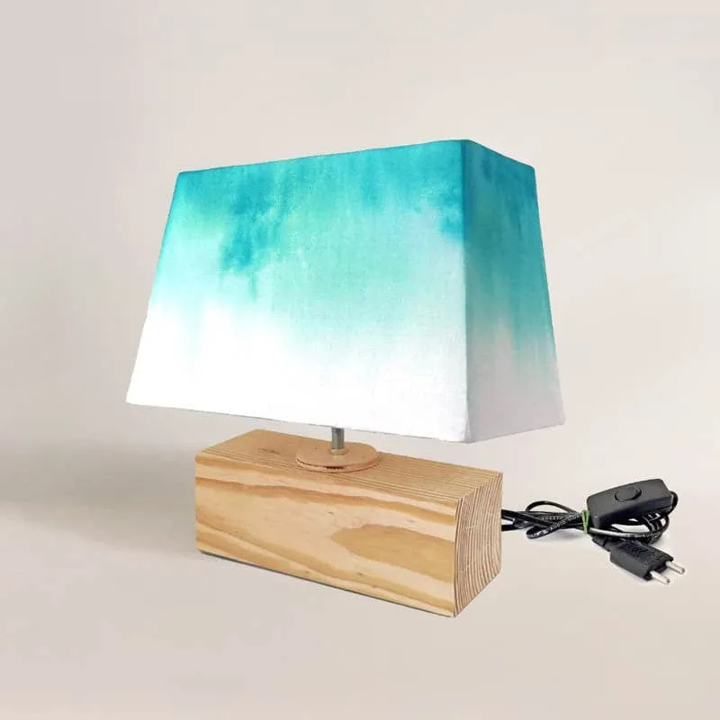 Grady Gleam Recto Handpainted Fabric Table Lamp - Multicolor media 4