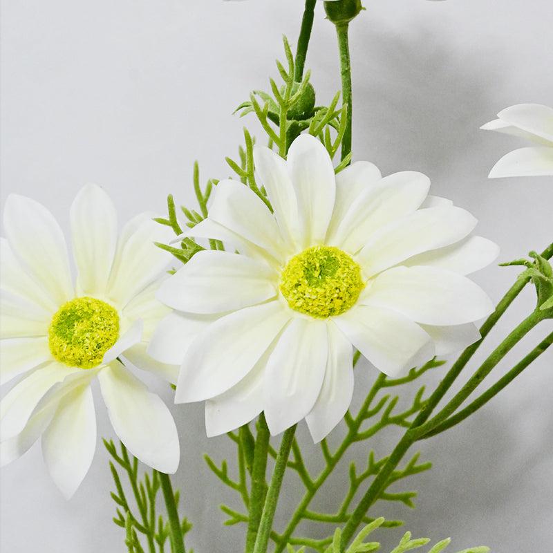 Artificial Gerbera Flower Stick - White media 3