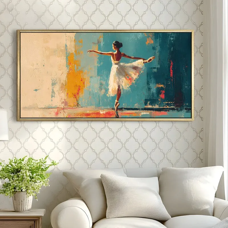 Serene Flow Canvas Wall Painting With Frame media 4
