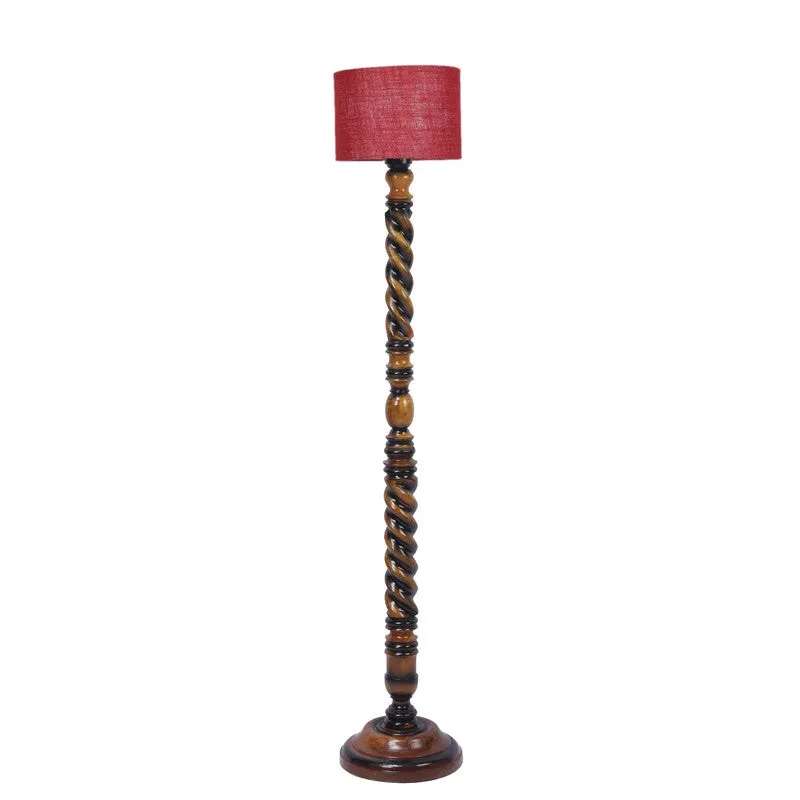 HaloCylinder Floor Lamp (Maroon) media 6