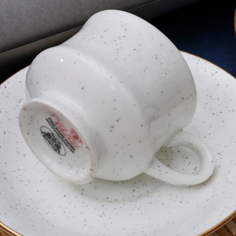 Elowen Bone China Cup & Saucer (125 ML) - Twelve Piece Set media 4