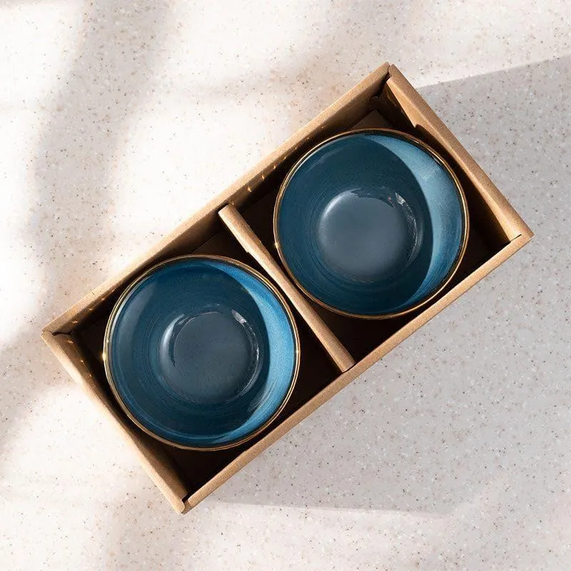 Eldar Bowl (Blue Gold) - Set Of Two media 4