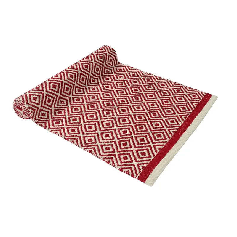 Earthica Cotton Runner Rug - Red media 6