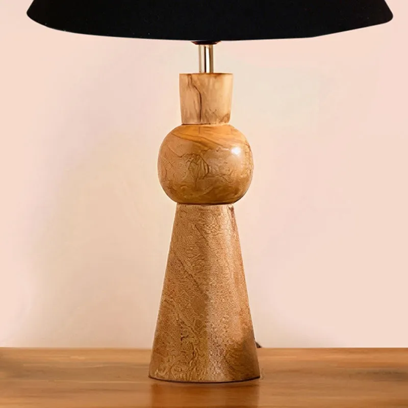 Angler Neo Wooden Table Lamp - Black,Brown media 3