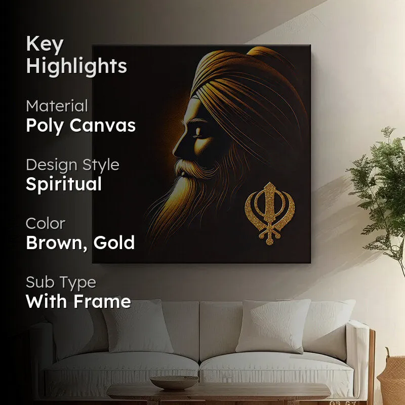 Sikh Guru Wall Painting media 2