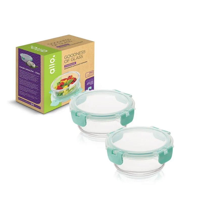 Bitez Leak Proof Glass Lunch Box (780 mL Each) - Set Of Two media 4
