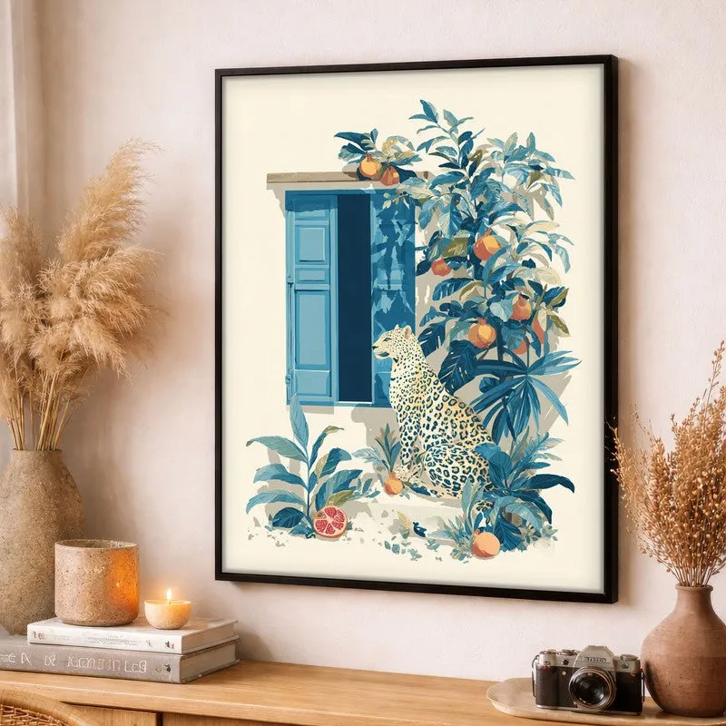 Elegant Wild Canvas Wall Painting - Black Frame media 3