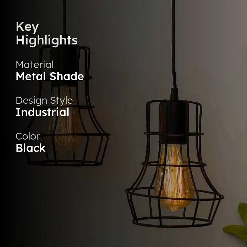 Gothic Mesh Ceiling Lamp media 2