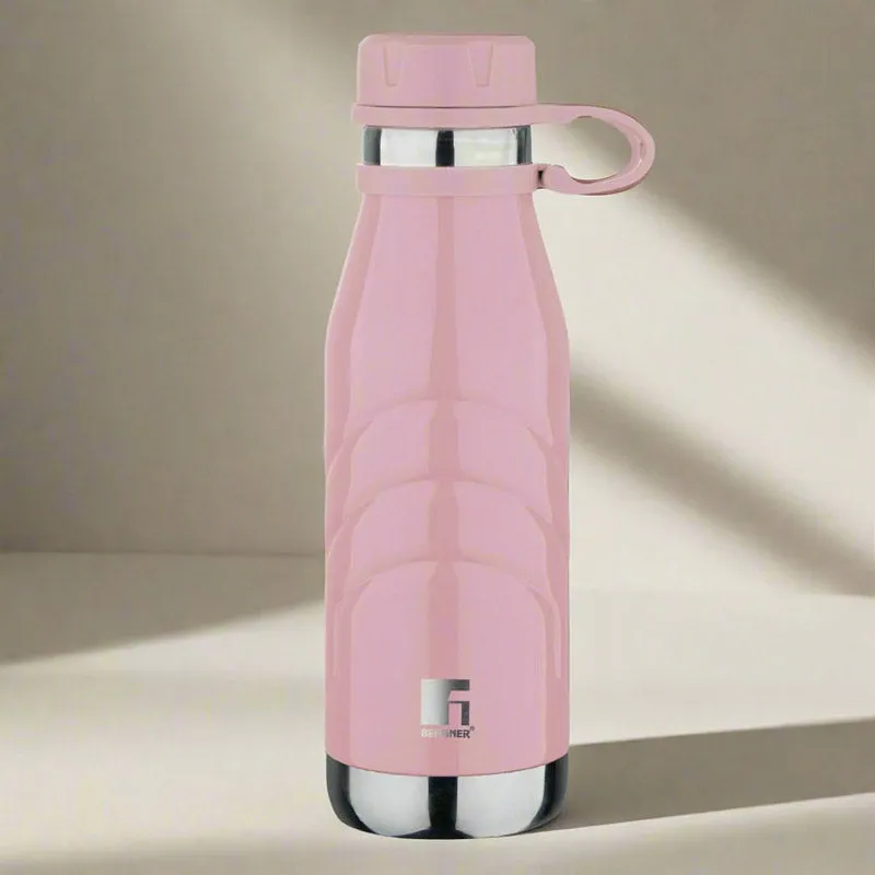 Bergner Walking Aqua Flex Thermosteel Hot And Cold Flask (Pink) - 750 mL media 5